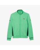 SH5195 sweatshirt met peppermint/enkelvoudige ritssluiting