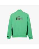 SH5195 sweatshirt met peppermint/enkelvoudige ritssluiting