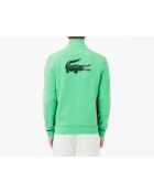 SH5195 sweatshirt met peppermint/enkelvoudige ritssluiting