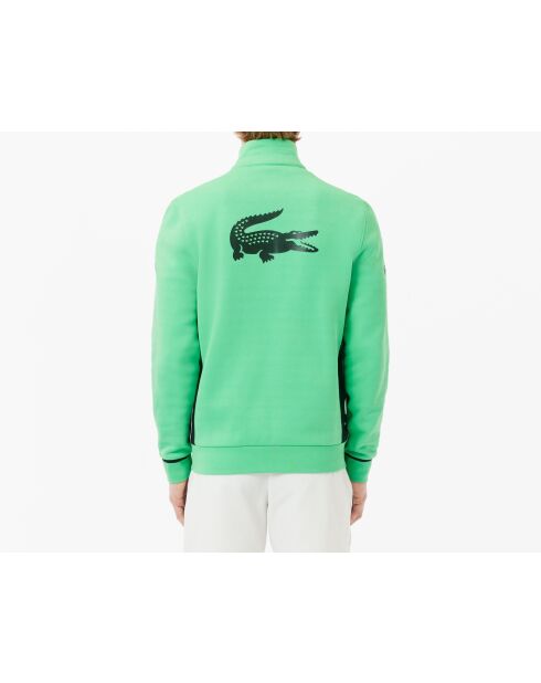 SH5195 sweatshirt met peppermint/enkelvoudige ritssluiting