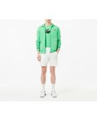 SH5195 sweatshirt met peppermint/enkelvoudige ritssluiting