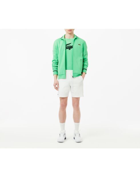 SH5195 sweatshirt met peppermint/enkelvoudige ritssluiting