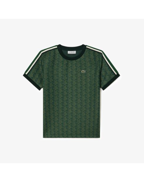 TF3244 sinople/khakifarbenes Baumwoll-T-Shirt