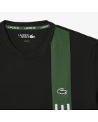 T-Shirt TH8938 noir/vert-ruisseau