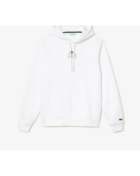 Sh5643 sweatshirt van wit katoen
