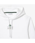 Sh5643 sweatshirt van wit katoen