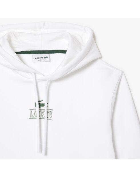 Sh5643 sweatshirt van wit katoen