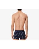 3er-Pack kurze Boxershorts 5H1774 marineblau/weiß-silber meliert