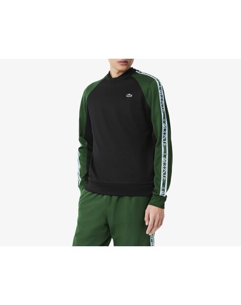 SH8939 zwart/groen sweatshirt