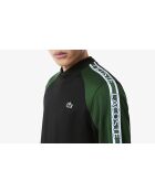 SH8939 zwart/groen sweatshirt