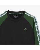 SH8939 zwart/groen sweatshirt