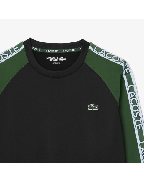 SH8939 zwart/groen sweatshirt