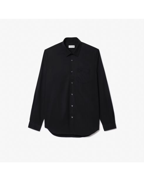 CH8522 zwart katoenen hemd