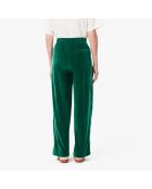 XF2650 Donker/witte joggingbroek van fluorietvelours