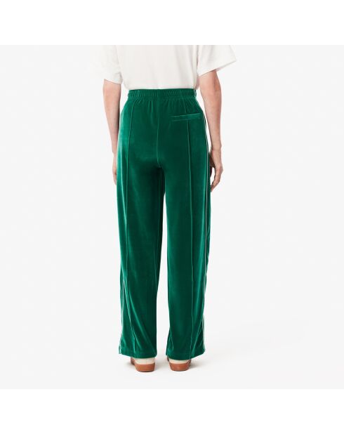 Pantalon de survêtement en velours XF2650 fluorine foncé/blanc