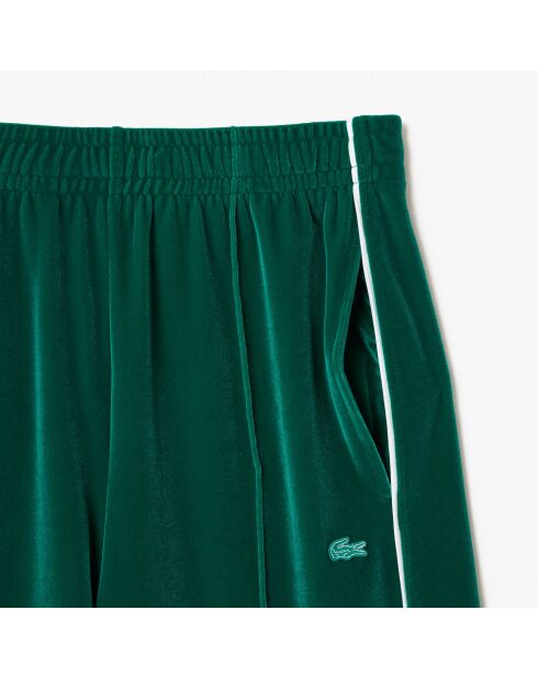 Pantalon de survêtement en velours XF2650 fluorine foncé/blanc