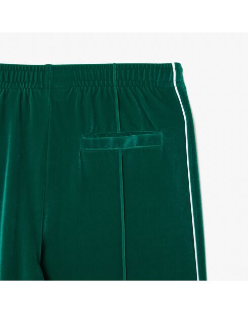 Pantalon de survêtement en velours XF2650 fluorine foncé/blanc