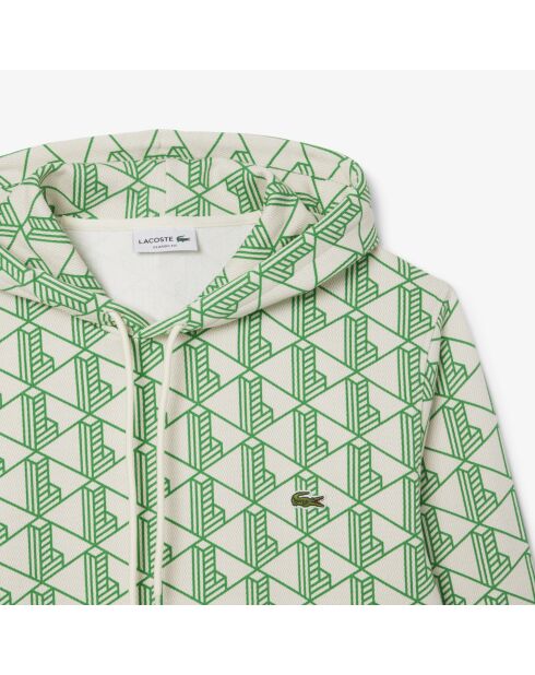 SH2855 sweatshirt met kristallijn/calathea