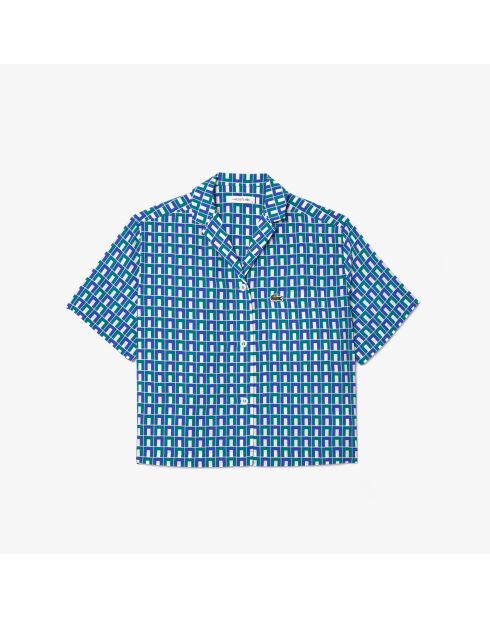 Chemise CF6910 mascarpone/prunelle