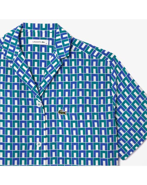 Chemise CF6910 mascarpone/prunelle