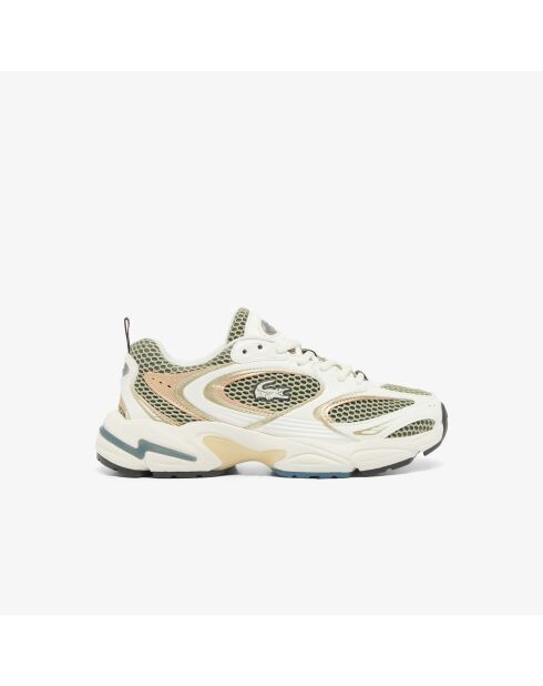 Athleisure 49SFA0025 Sneakers in hellem Khaki/Cremeweiß
