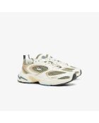 Zapatillas Athleisure 49SFA0025 de color caqui claro/blanco roto