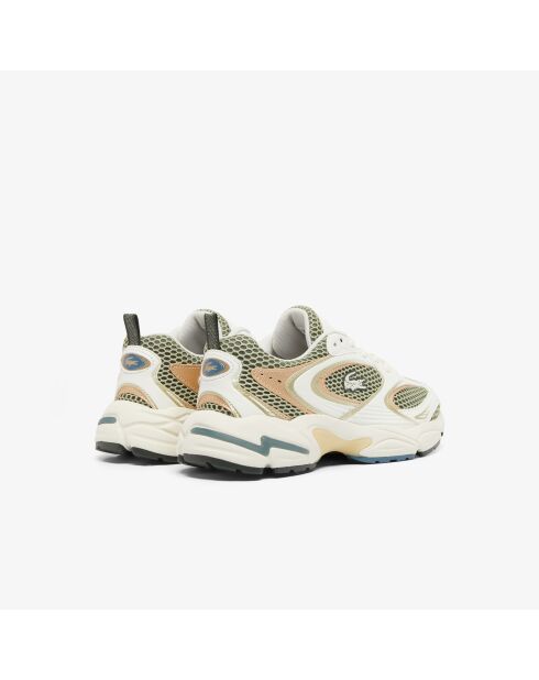 Athleisure 49SFA0025 Sneakers in hellem Khaki/Cremeweiß