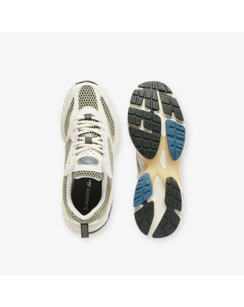 Athleisure 49SFA0025 Sneakers in hellem Khaki/Cremeweiß