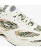 Zapatillas Athleisure 49SFA0025 de color caqui claro/blanco roto