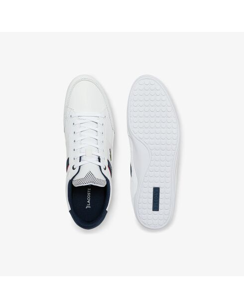 Baskets basses 40CMA0067 White/navy/red