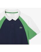 Polo DH8963 marineblau/calathea-weiß