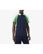 Polo DH8963 marineblau/calathea-weiß
