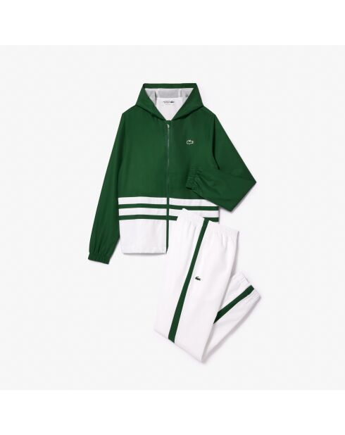 Ensemble de survêtement WH7566 vert/blanc