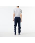 XH4861 marineblauw/witte joggingbroek met panorama