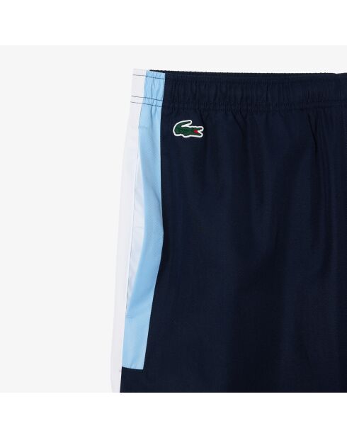 XH4861 marineblauw/witte joggingbroek met panorama