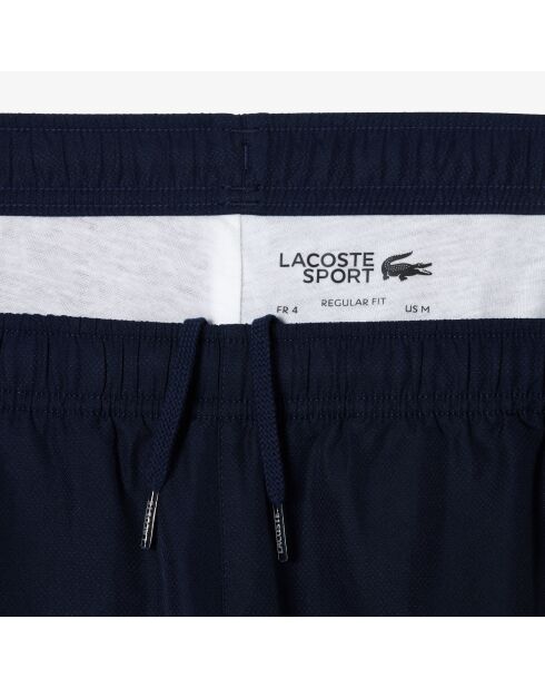 XH4861 marineblauw/witte joggingbroek met panorama