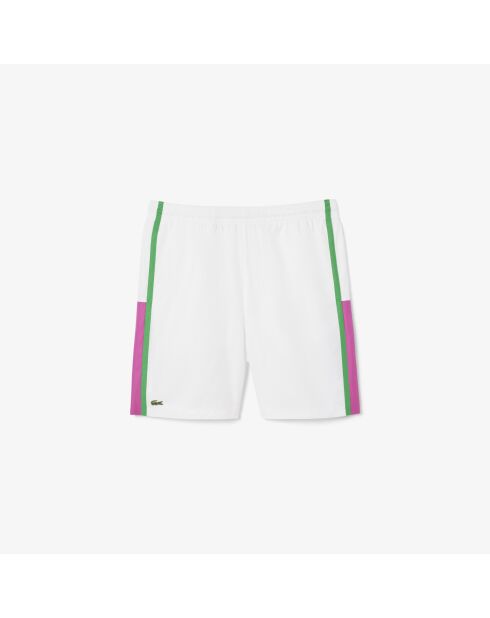 Short GH314T blanc/malva-calathea