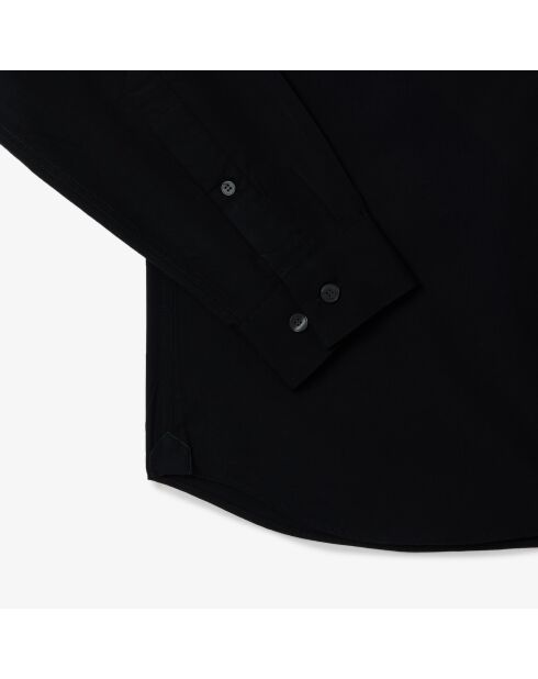 CH5620 zwart katoenen hemd