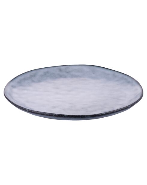 Lot de 6 assiettes à dîner The Market bleu ciel - D.27,5 cm