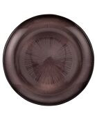 Sous-assiette en verre violet - D.33 cm