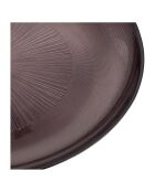 Sous-assiette en verre violet - D.33 cm