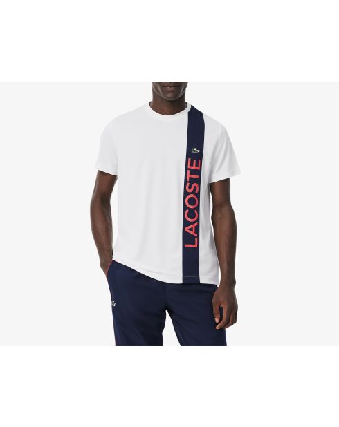 TH8938 weißes/marineblaues Grenadin-T-Shirt