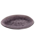The Market S1 Dessertservice 2. Wahl, Schwarz/Violett, D.20,5 cm, 6er-Set