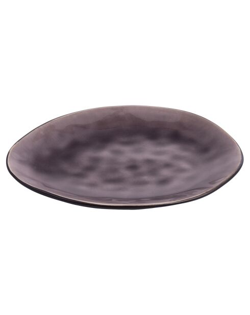 The Market S1 Dessertservice 2. Wahl, Schwarz/Violett, D.20,5 cm, 6er-Set