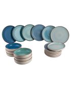 Service de table Modern Baita bleu - 18 pièces