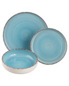 Service de table Modern Baita bleu - 18 pièces