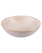Lot de 6 assiettes à soupe The Market A1 beiges - 18x5 cm