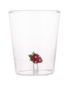 Gobelet à eau 3D Fruit Life Strawberry transparent - 420 ml