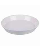 Lot de 6 assiettes à soupe Delice blanches - 3,5x21 cm