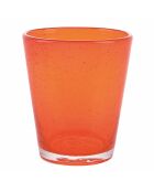 Lot de 6 sets verre Cancun orange - 330 ml